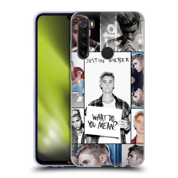 Justin Bieber Purpose Grid Poster Soft Gel Case for Xiaomi Redmi Note 8T