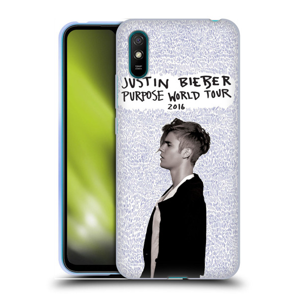 Justin Bieber Purpose World Tour 2016 Soft Gel Case for Xiaomi Redmi 9A / Redmi 9AT