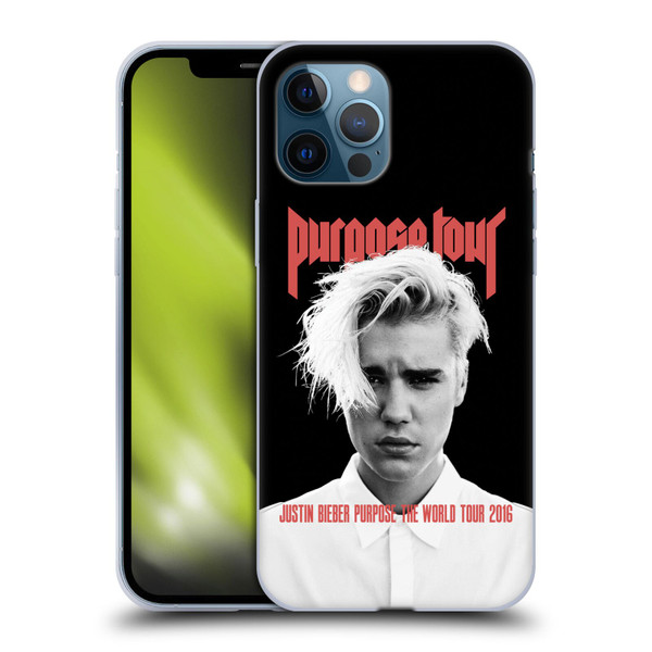 Justin Bieber Tour Merchandise Purpose Poster Soft Gel Case for Apple iPhone 12 Pro Max