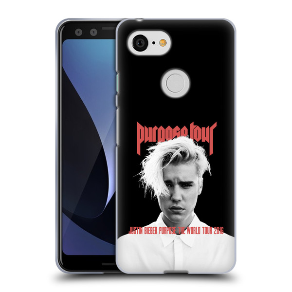 Justin Bieber Tour Merchandise Purpose Poster Soft Gel Case for Google Pixel 3