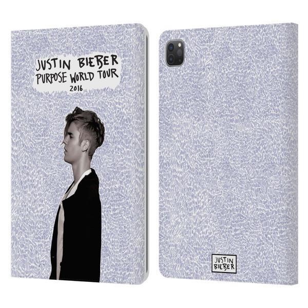Justin Bieber Purpose World Tour 2016 Leather Book Wallet Case Cover For Apple iPad Pro 11 2020 / 2021 / 2022