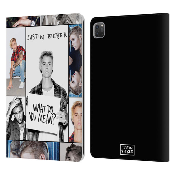 Justin Bieber Purpose Grid Poster Leather Book Wallet Case Cover For Apple iPad Pro 11 2020 / 2021 / 2022