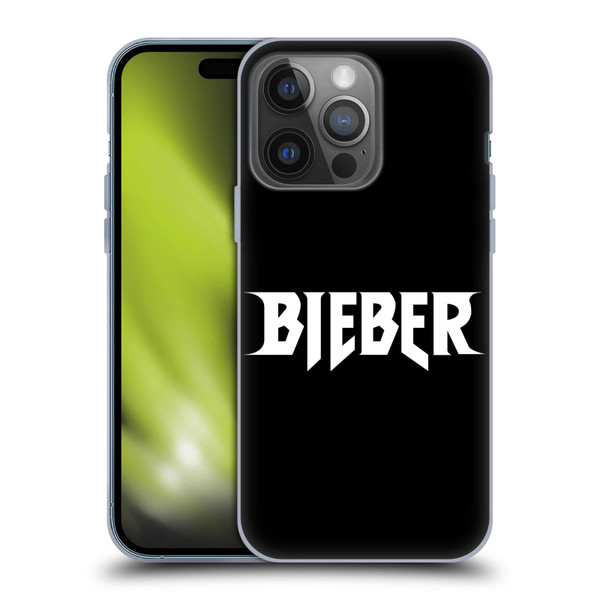 Justin Bieber Tour Merchandise Logo Name Soft Gel Case for Apple iPhone 14 Pro