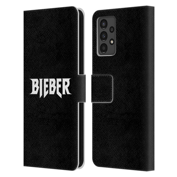 Justin Bieber Tour Merchandise Logo Name Leather Book Wallet Case Cover For Samsung Galaxy A13 (2022)