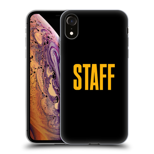Justin Bieber Tour Merchandise Staff Soft Gel Case for Apple iPhone XR