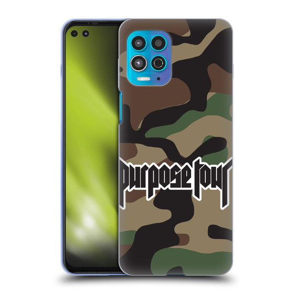 Justin Bieber Tour Merchandise Camouflage Soft Gel Case for Motorola Moto G100