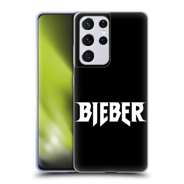 Justin Bieber Tour Merchandise Logo Name Soft Gel Case for Samsung Galaxy S21 Ultra 5G