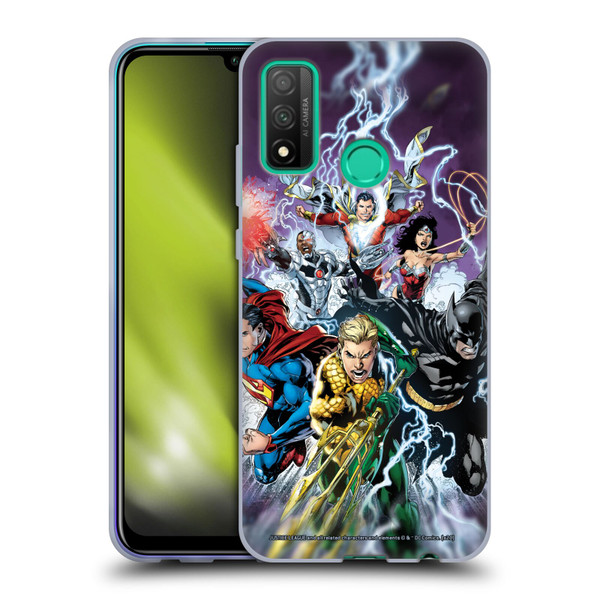 Justice League DC Comics Comic Book Covers New 52 #15 Soft Gel Case for Huawei P Smart (2020)