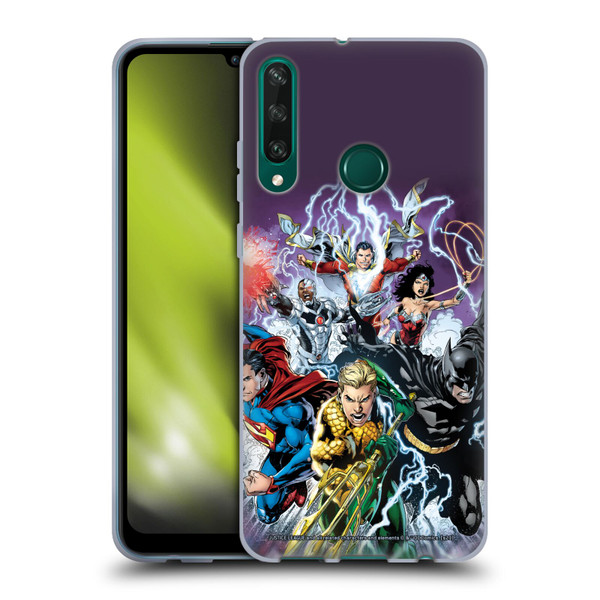 Justice League DC Comics Comic Book Covers New 52 #15 Soft Gel Case for Huawei Y6p