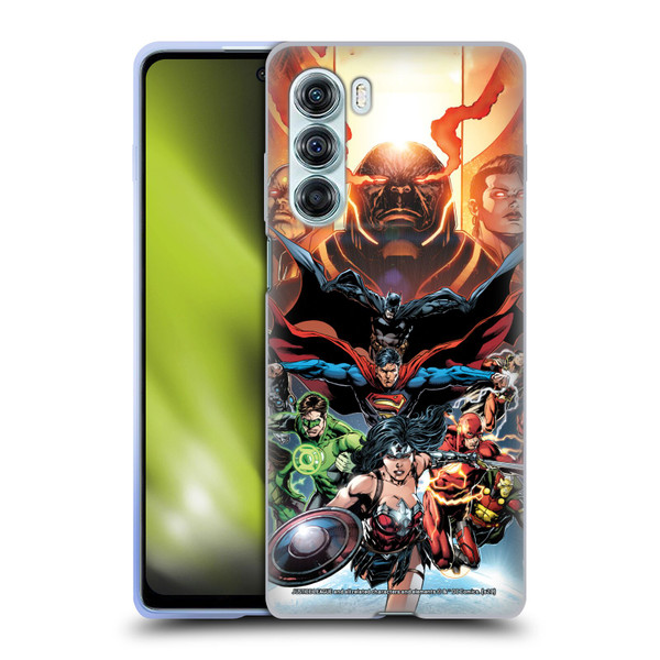 Justice League DC Comics Comic Book Covers #10 Darkseid War Soft Gel Case for Motorola Edge S30 / Moto G200 5G
