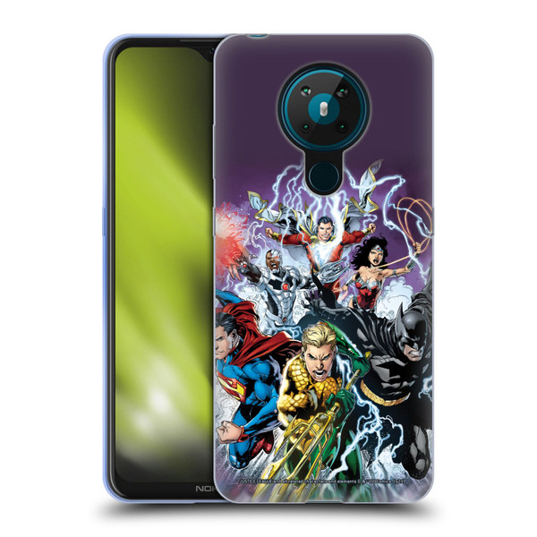 Justice League DC Comics Comic Book Covers New 52 #15 Soft Gel Case for Nokia 5.3