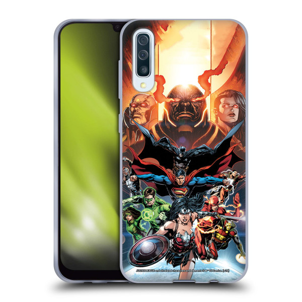 Justice League DC Comics Comic Book Covers #10 Darkseid War Soft Gel Case for Samsung Galaxy A50/A30s (2019)