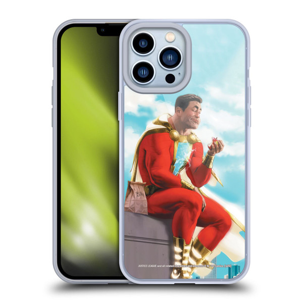 Justice League DC Comics Shazam Comic Book Art Issue #9 Variant 2019 Soft Gel Case for Apple iPhone 13 Pro Max