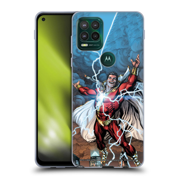 Justice League DC Comics Shazam Comic Book Art Issue #1 Variant 2019 Soft Gel Case for Motorola Moto G Stylus 5G 2021