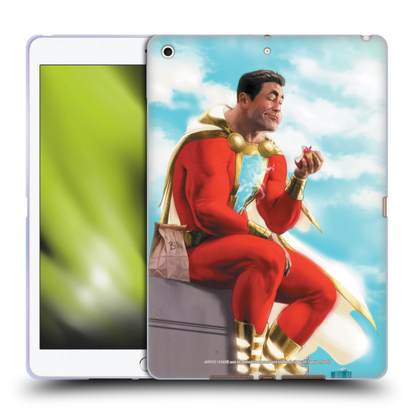 Justice League DC Comics Shazam Comic Book Art Issue #9 Variant 2019 Soft Gel Case for Apple iPad 10.2 2019/2020/2021