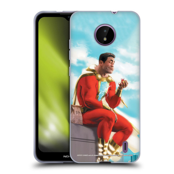 Justice League DC Comics Shazam Comic Book Art Issue #9 Variant 2019 Soft Gel Case for Nokia C10 / C20