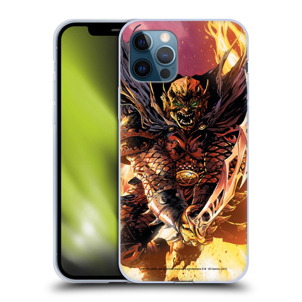 Justice League DC Comics Dark Comic Art Etrigan Demon Knights Soft Gel Case for Apple iPhone 12 / iPhone 12 Pro
