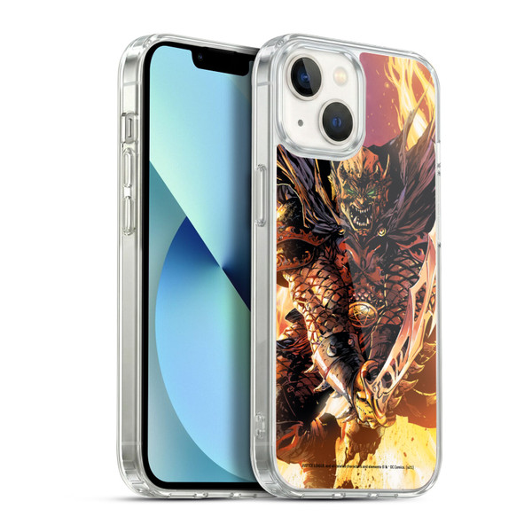 Justice League DC Comics Dark Comic Art Etrigan Demon Knights Soft Gel Case for Apple iPhone 13