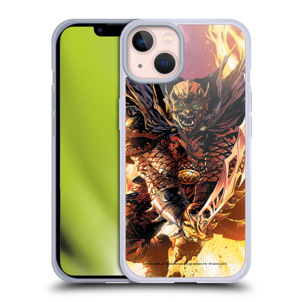 Justice League DC Comics Dark Comic Art Etrigan Demon Knights Soft Gel Case for Apple iPhone 13