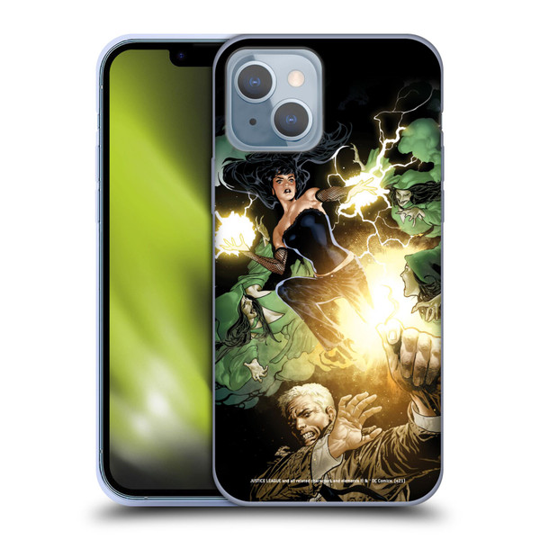Justice League DC Comics Dark Comic Art Constantine and Zatanna Soft Gel Case for Apple iPhone 14