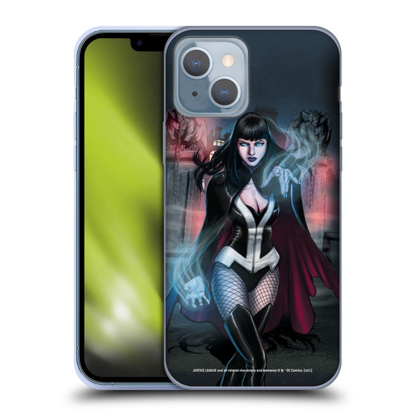 Justice League DC Comics Dark Comic Art Zatanna Futures End #1 Soft Gel Case for Apple iPhone 14