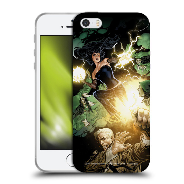 Justice League DC Comics Dark Comic Art Constantine and Zatanna Soft Gel Case for Apple iPhone 5 / 5s / iPhone SE 2016