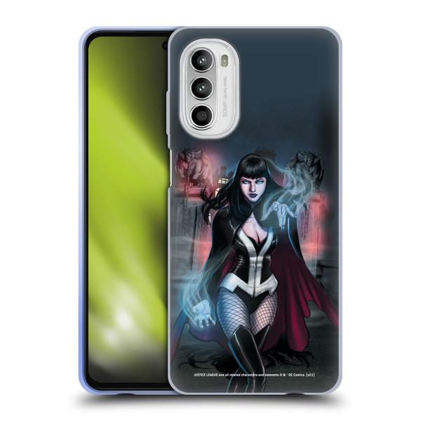 Justice League DC Comics Dark Comic Art Zatanna Futures End #1 Soft Gel Case for Motorola Moto G52