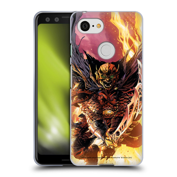 Justice League DC Comics Dark Comic Art Etrigan Demon Knights Soft Gel Case for Google Pixel 3