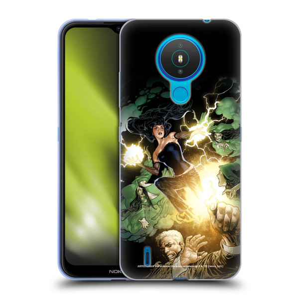 Justice League DC Comics Dark Comic Art Constantine and Zatanna Soft Gel Case for Nokia 1.4