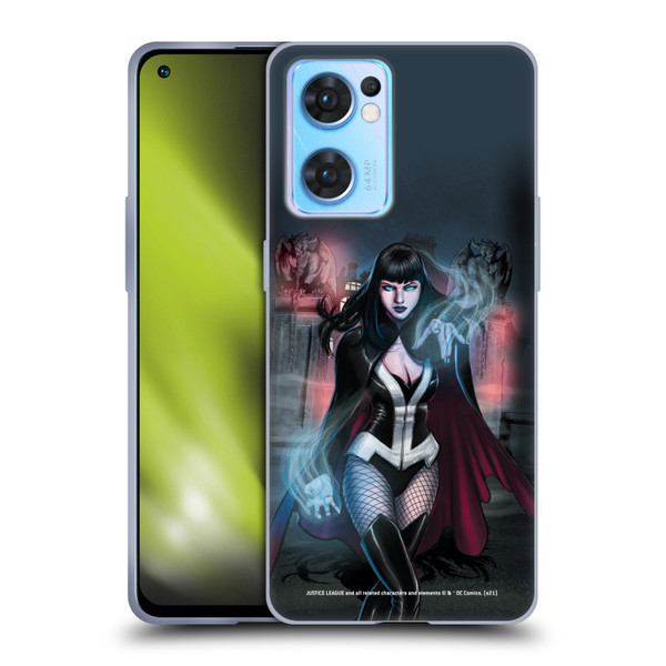 Justice League DC Comics Dark Comic Art Zatanna Futures End #1 Soft Gel Case for OPPO Reno7 5G / Find X5 Lite
