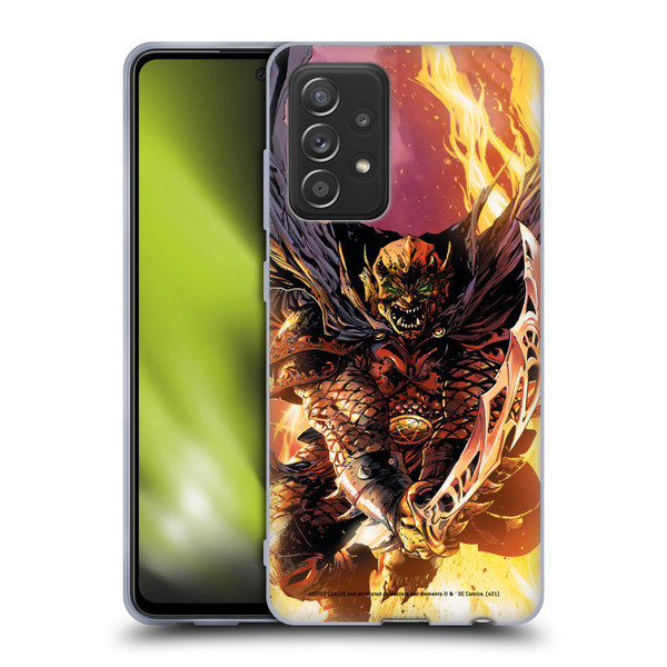 Justice League DC Comics Dark Comic Art Etrigan Demon Knights Soft Gel Case for Samsung Galaxy A52 / A52s / 5G (2021)