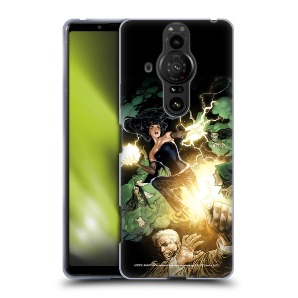 Justice League DC Comics Dark Comic Art Constantine and Zatanna Soft Gel Case for Sony Xperia Pro-I