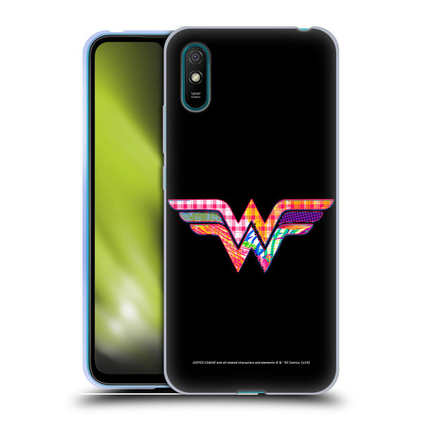 Justice League DC Comics Dark Electric Pop Icons Wonder Woman Soft Gel Case for Xiaomi Redmi 9A / Redmi 9AT