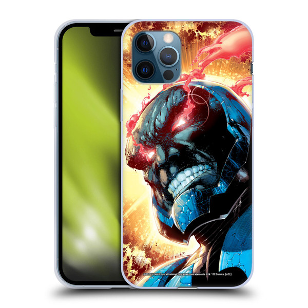 Justice League DC Comics Darkseid Comic Art New 52 #6 Cover Soft Gel Case for Apple iPhone 12 / iPhone 12 Pro