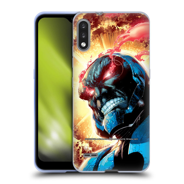 Justice League DC Comics Darkseid Comic Art New 52 #6 Cover Soft Gel Case for LG K22