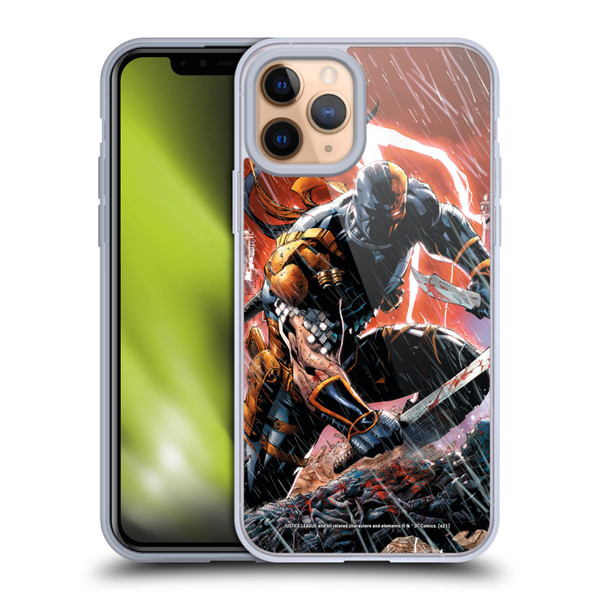 Justice League DC Comics Deathstroke Comic Art Vol. 1 Gods Of War Soft Gel Case for Apple iPhone 11 Pro