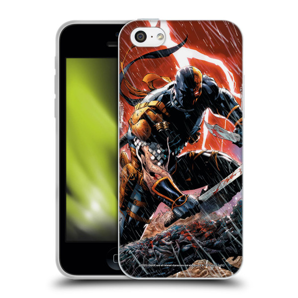 Justice League DC Comics Deathstroke Comic Art Vol. 1 Gods Of War Soft Gel Case for Apple iPhone 5c