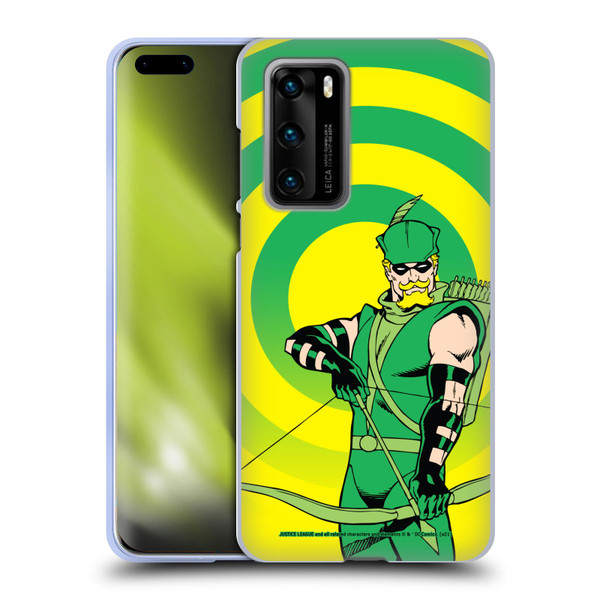 Justice League DC Comics Green Arrow Comic Art Classic Soft Gel Case for Huawei P40 5G