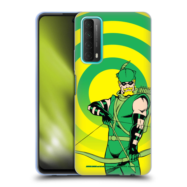 Justice League DC Comics Green Arrow Comic Art Classic Soft Gel Case for Huawei P Smart (2021)