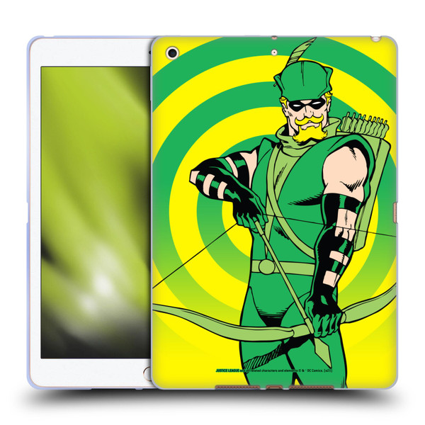 Justice League DC Comics Green Arrow Comic Art Classic Soft Gel Case for Apple iPad 10.2 2019/2020/2021