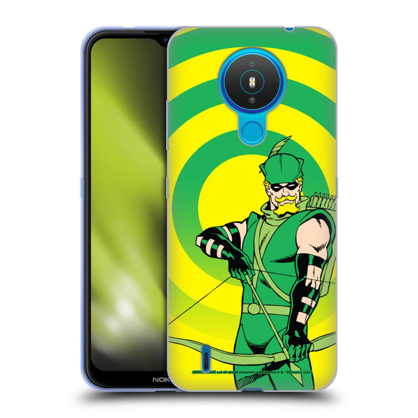 Justice League DC Comics Green Arrow Comic Art Classic Soft Gel Case for Nokia 1.4