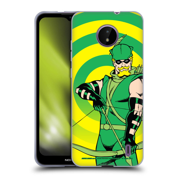 Justice League DC Comics Green Arrow Comic Art Classic Soft Gel Case for Nokia C10 / C20