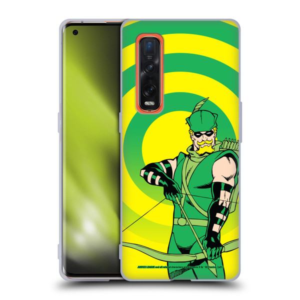 Justice League DC Comics Green Arrow Comic Art Classic Soft Gel Case for OPPO Find X2 Pro 5G