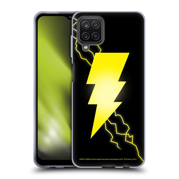 Justice League DC Comics Shazam Black Adam Classic Logo Soft Gel Case for Samsung Galaxy A12 (2020)