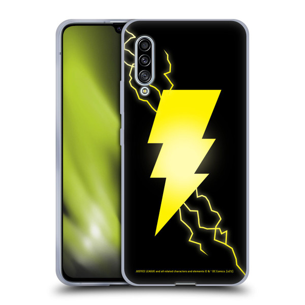 Justice League DC Comics Shazam Black Adam Classic Logo Soft Gel Case for Samsung Galaxy A90 5G (2019)