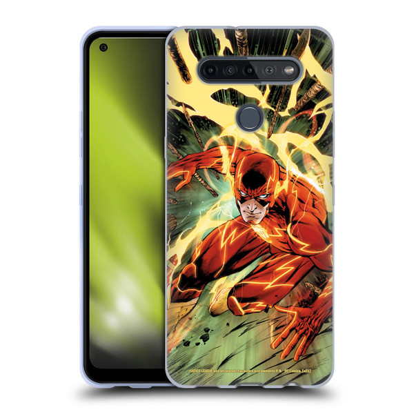 Justice League DC Comics The Flash Comic Book Cover New 52 #9 Soft Gel Case for LG K51S