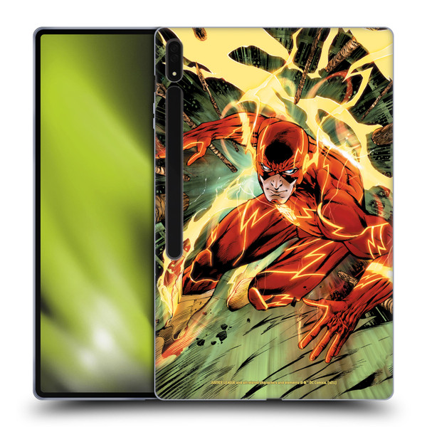 Justice League DC Comics The Flash Comic Book Cover New 52 #9 Soft Gel Case for Samsung Galaxy Tab S8 Ultra