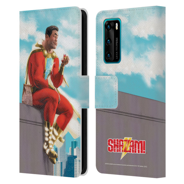 Justice League DC Comics Shazam Comic Book Art Issue #9 Variant 2019 Leather Book Wallet Case Cover For Huawei P40 5G