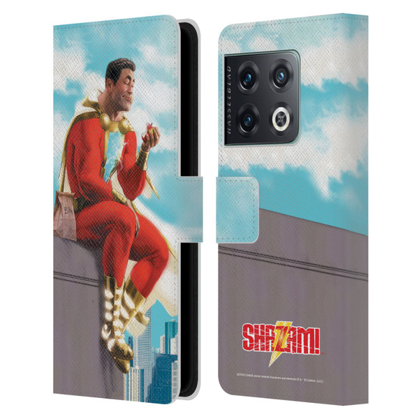 Justice League DC Comics Shazam Comic Book Art Issue #9 Variant 2019 Leather Book Wallet Case Cover For OnePlus 10 Pro