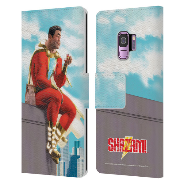 Justice League DC Comics Shazam Comic Book Art Issue #9 Variant 2019 Leather Book Wallet Case Cover For Samsung Galaxy S9